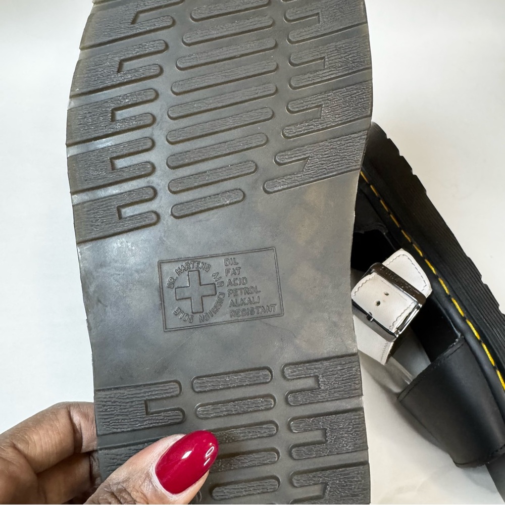 Dr. Martens Gryphon Contrast Leather Strap Sandals - Picture 6 of 7